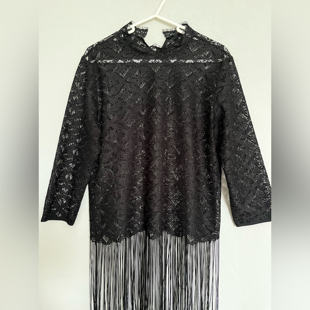 Zara see through (lace top)